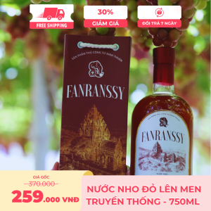 Nước nho lên men truyền thống