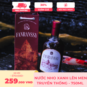 Nước nho lên men truyền thống