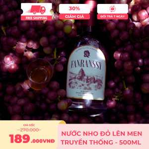 Nước nho lên men truyền thống